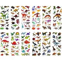 Los mejores  - SAVITA Pegatinas de dinosaurio Pegatinas hinchadas en 3D para niños 300+ 24 hojas de adhesivos para el libro de…